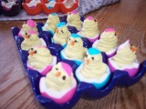 Cute Chick Deviled Eggs for Spring